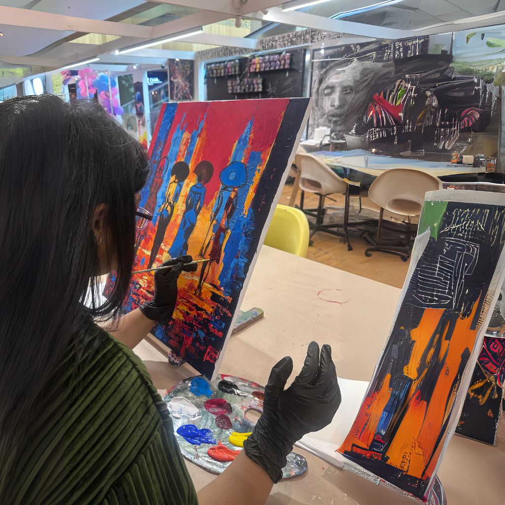 Acrylic Painting techniques