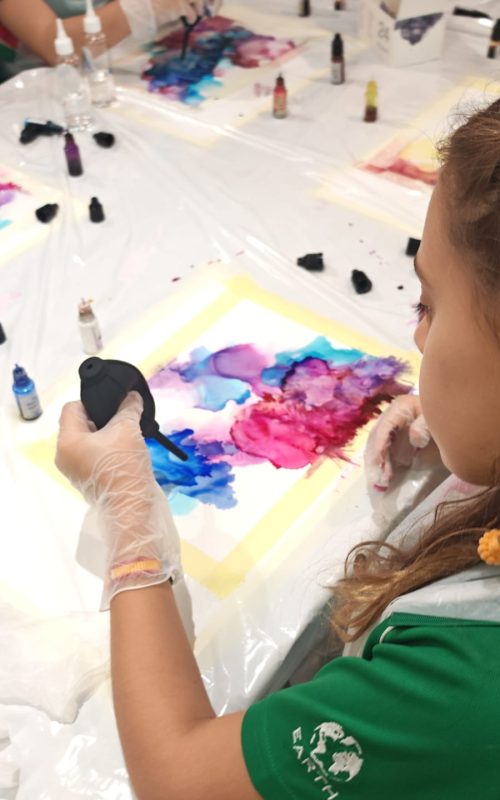 summer art - ink art