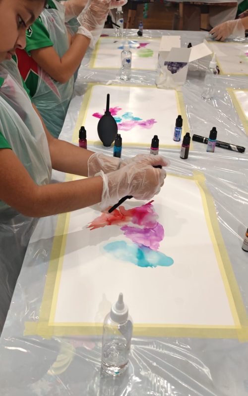 summer ink art activities dubai