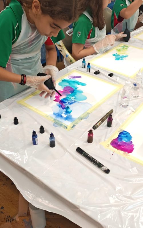 summer ink art activities