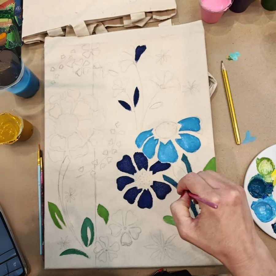 Tote Bag Designing - summer camp