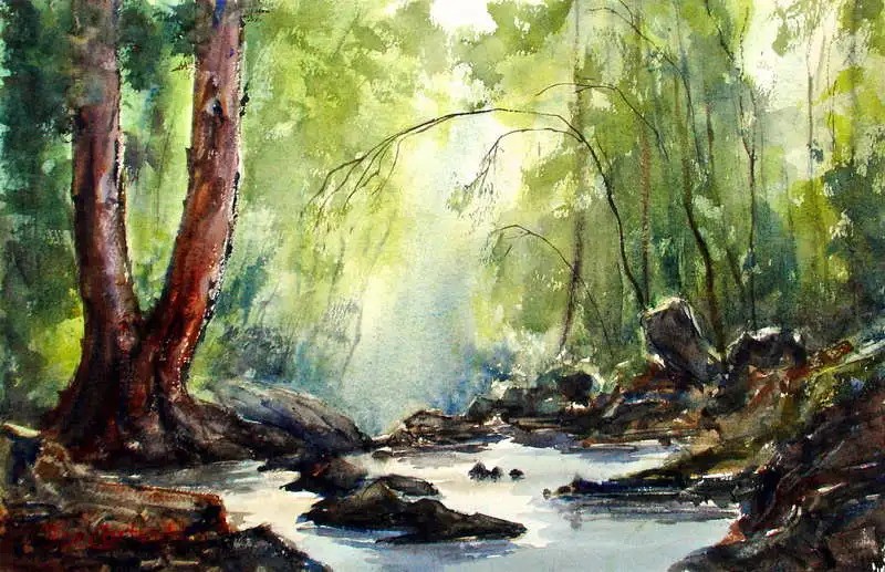 Watercolor Landscapes
