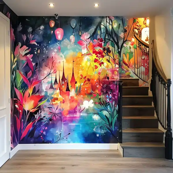 Graffiti on home wall