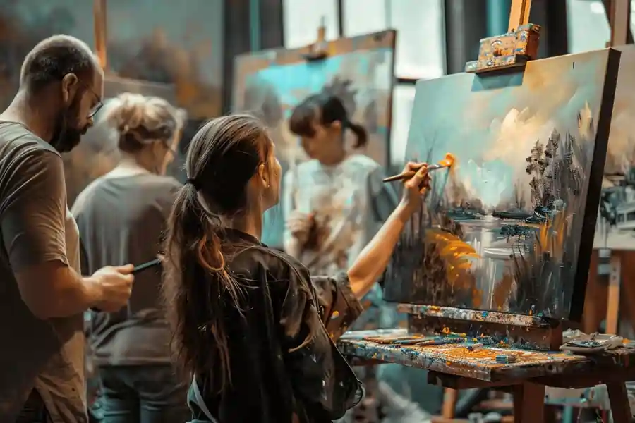 Group art Sessions for adults