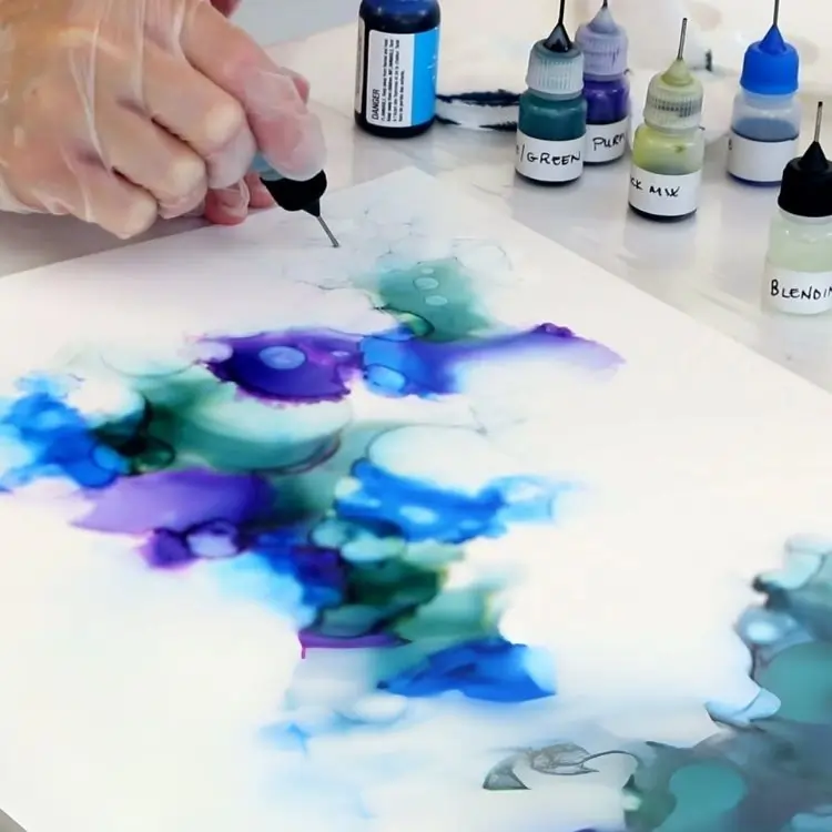 ink art workshop in Dubai