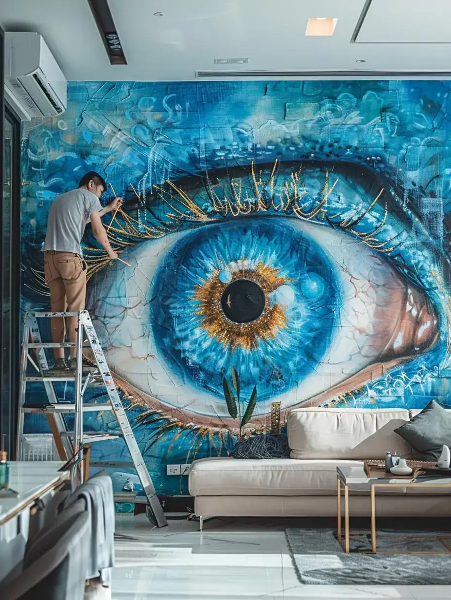 Modern mural work