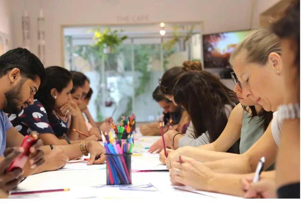 Oil Pastel Drawing class in Dubai